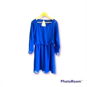 Express Sheer Dress Medium